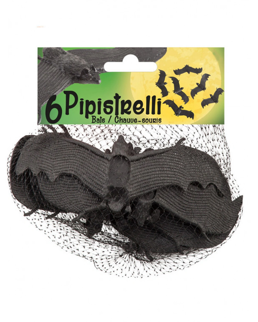 6 St. Schwarze Fledermäuse Im Netz 13cm 4 6 St. Schwarze Fledermäuse Im Netz 13cm – Bild 2
