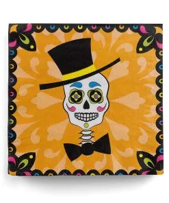 Sugar Skull Servietten 16 St.