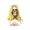 Skelett Braut Statue 11cm -Halloween Geschaft skelett braut bueste halloween und gothic deko skeleton bride bust 53504