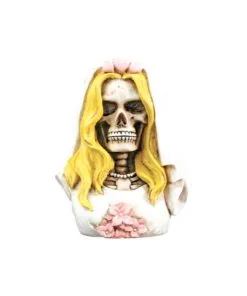 Skelett Braut Statue 11cm