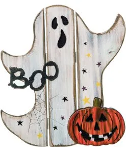 Spukender Halloween Geist Aufsteller Aus Holz