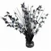 Sternen Glitter Tischaufsteller Schwarz -Halloween Geschaft sternen glitter tischdeko schwarz black tinsel centerpiece and balloonweight halloween und gothic deko 39745