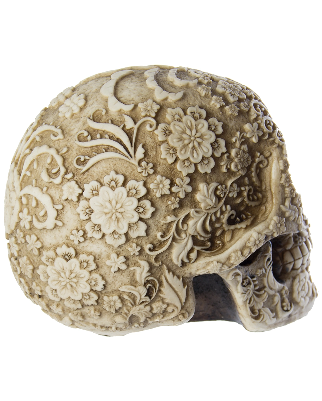 Totenschädel Mit Blütendesign 6 Totenschädel Mit Blütendesign – Bild 4