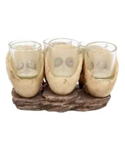 Totenschädel Schnapsglas Set 6 St. -Halloween Geschaft totenkopf schnapsglas set totenschaedel schnapsglaeser skull shot glass set 50743 04