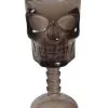 Totenschädel Kelch Mit Wirbelsäule -Halloween Geschaft totenkopf skelett kunststoff kelch skull skeleton plastic goblet halloween totenschaedel tischdeko 53232