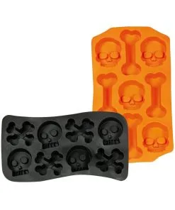Totenschädel & Knochen Eiswürfel Form 1 St.
