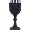 Gothic Vampirfledermaus Weinkelch -Halloween Geschaft vampirfledermaus weinkelch gothic deko und wohnaccessoires dark fang goblet 52213