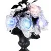 Blumenvase Mit Leuchtenden Kunstrosen -Halloween Geschaft vase mit leuchtenden rosen 38424
