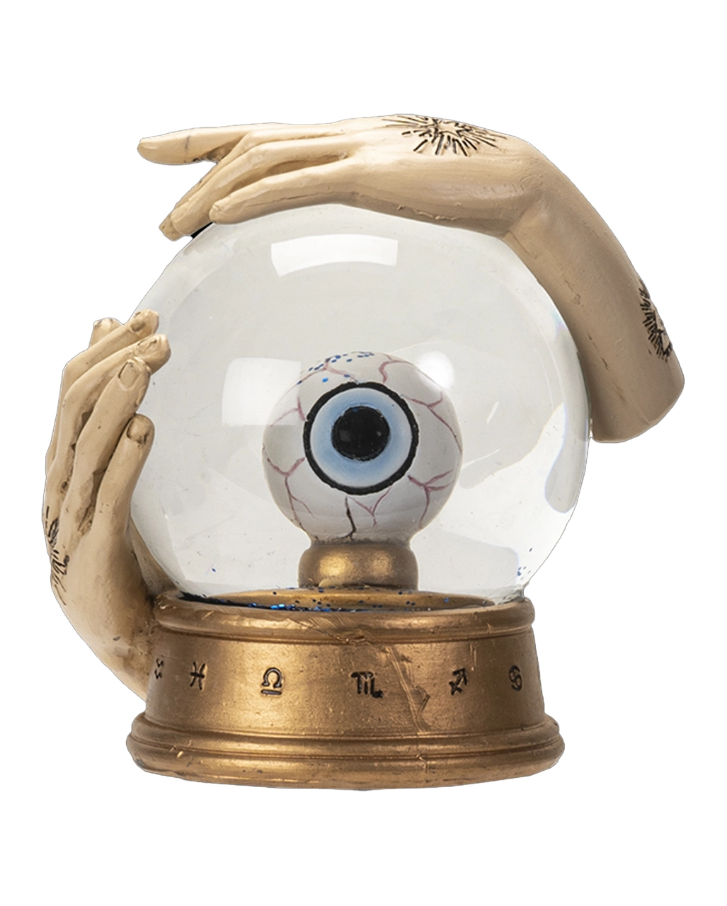 Hellseher Schneekugel Mit Auge 13cm 3 Hellseher Schneekugel Mit Auge 13cm