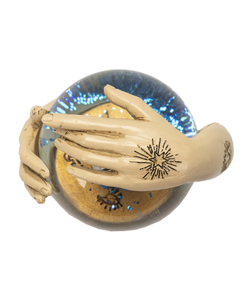 Hellseher Schneekugel Mit Auge 13cm 5 Hellseher Schneekugel Mit Auge 13cm – Bild 3