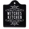 Witches Kitchen Schneidbrett & Servierplatte -Halloween Geschaft witches kitchen schneidbrett und servierplatte und untersetzer withces kitchen trivet alchemy england 51462