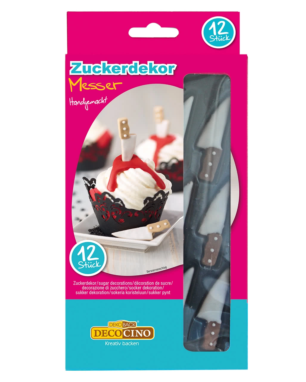 Messer Zuckerdekoration 12 St.